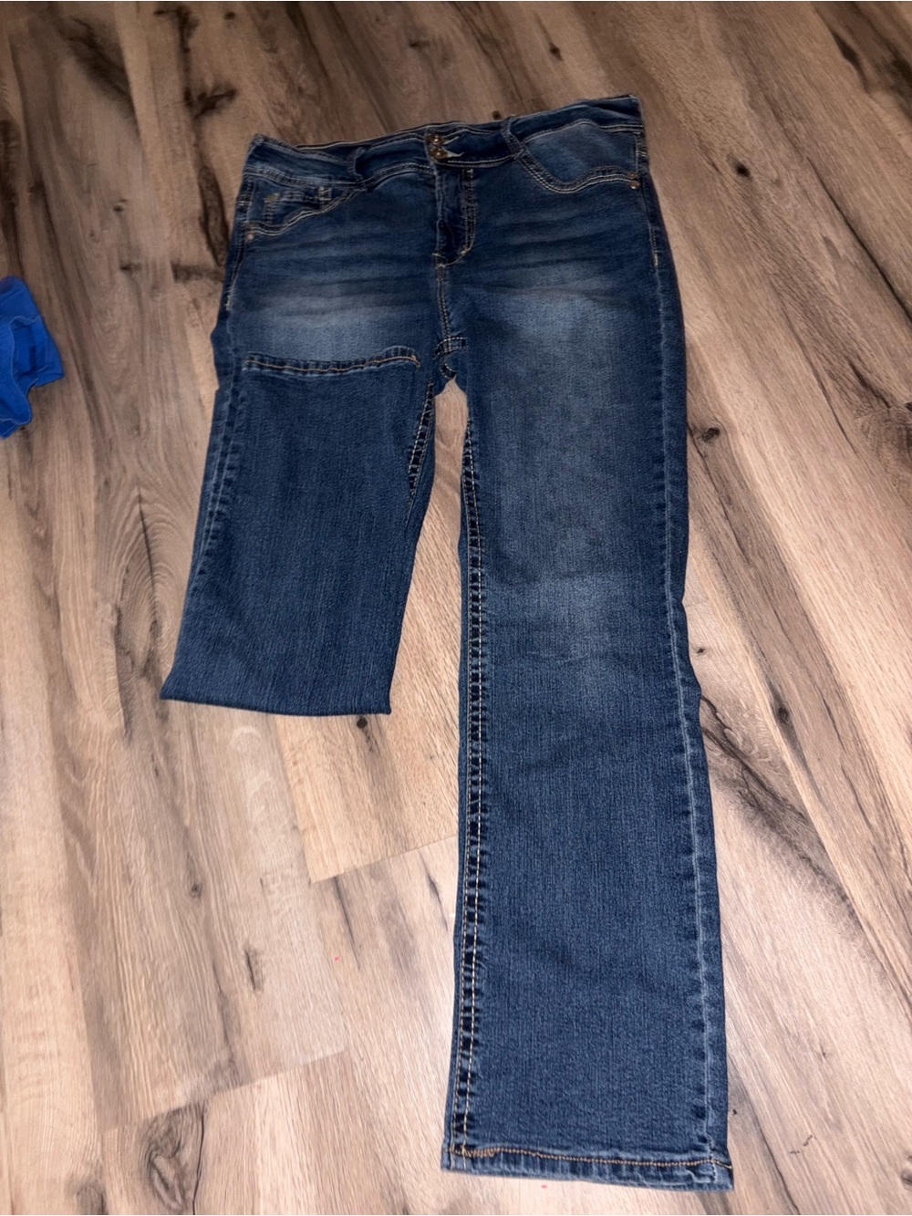 Wallflower Women's Dark Blue Straight Leg Jeans